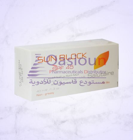 عبوة سن بلوك واقي شمسي للبشرة العادية ابيض 