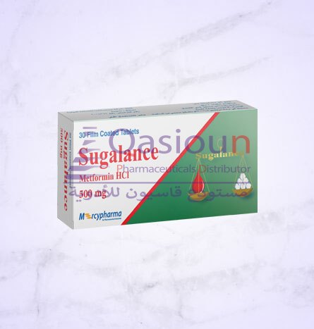 عبوة سوغالانس 500 ملغ مضغوطات 