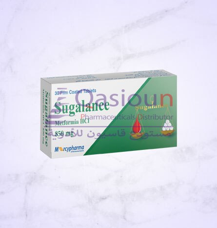 عبوة سوغالانس 850 ملغ مضغوطات 